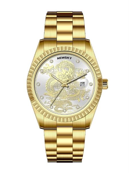 ĐỒNG HỒ NEWSKY NS5020G.S08 Nam máy quartz Kính sapphire Size 40mm 3ATM