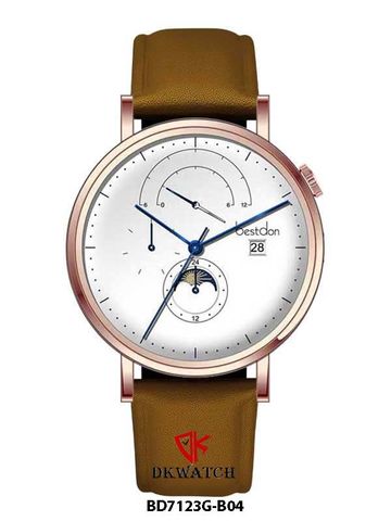 ĐỒNG HỒ BESTDON BD7123G-B04 Nam Máy Quartz (Pin) Kính cứng Size42mm 5ATM