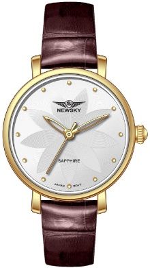 ĐỒNG HỒ NEWSKY NS5002L.L06 Nữ Máy quartz Kính sapphire Size 28mm 3ATM