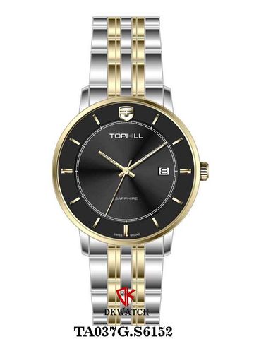 ĐỒNG HỒ TOPHILL TA037G.S6152 Nam Máy Quartz(pin) Kính sapphire Size 40mm 5ATM