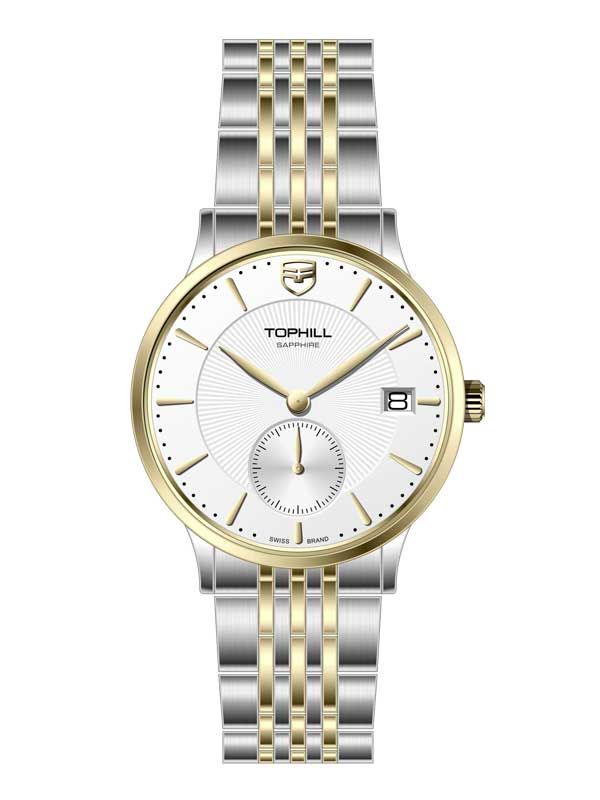 ĐỒNG HỒ TOPHILL TA051G.S6652 Nam Máy Quartz(pin) Kính sapphire Size 40mm 5ATM