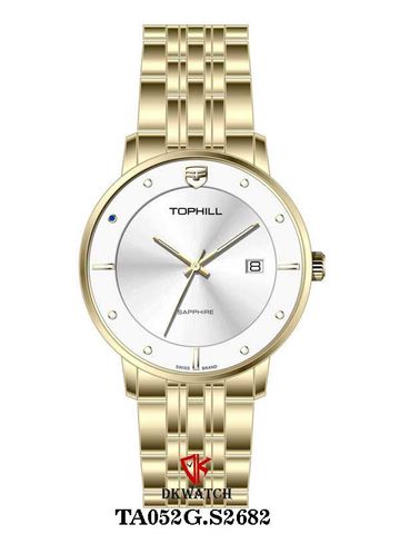 ĐỒNG HỒ TOPHILL TA052G.S2682 Nam Máy Quartz(pin) Kính sapphire Size 40mm 5ATM