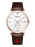 ĐỒNG HỒ TOPHILL TA057G.PZ3297 Nam máy quartz kính sapphire size 38mm 3ATM