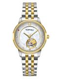 ĐỒNG HỒ TOPHILL TE035L.M6238 Nữ dây Thép 316L máy Automatic kính Sapphire Size 31mm 5ATM