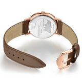 ĐỒNG HỒ TOPHILL TS001M.PZ3252 Nam dây da Máy Quartz kính Sapphire Size 40mm 5ATM
