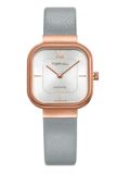 ĐỒNG HỒ TOPHILL TS003L.PA3292 Nữ dây da máy Quartz kính Sapphire Size 27x27mm 3ATM