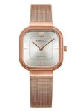 ĐỒNG HỒ TOPHILL TS003L.S3292 Nữ dây Lưới máy Quartz kính Sapphire Size 27x27mm 3ATM