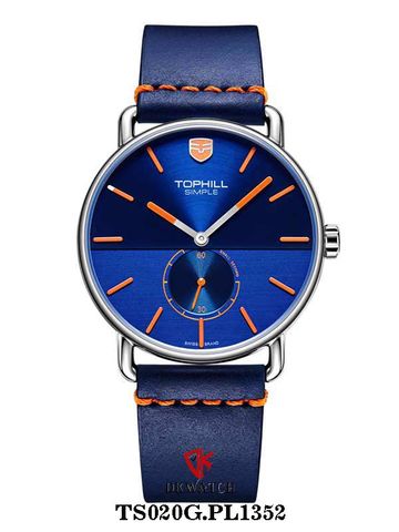 ĐỒNG HỒ TOPHILL TS020G.PL1352 Nam Máy Quartz(pin) Kính sapphire Size 39mm 5ATM