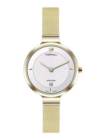 ĐỒNG HỒ TOPHILL TS027L.S2252 Nữ Máy quartz Kính sapphire Size 30mm 3ATM