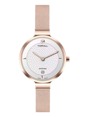 ĐỒNG HỒ TOPHILL TS027L.S3252 Nữ Máy quartz Kính sapphire Size 30mm 3ATM