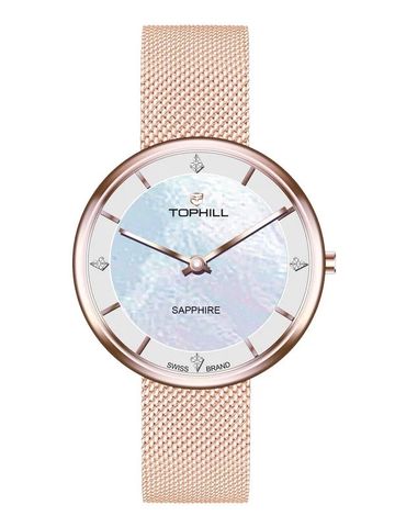 ĐỒNG HỒ TOPHILL TS029L.S3252 Nữ Máy quartz Kính sapphire Size 28mm 3ATM