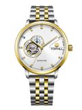 ĐỒNG HỒ TOPHILL TW060G.S6658 Nam dây thép 316L máy Automatic kính Sapphire Size 42mm 5ATM