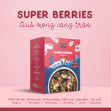 Ngũ Cốc Ăn Sáng/Ăn Kiêng Không Đường Tinh Luyện Vị 8 Loại Hạt Trái - Granola Super Berries HAPPI OHA