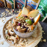 Hộp quà granola 8 vị HAPPI OHA - bộ sưu tập túi hạt an lành (40g/vị)