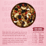 Ngũ Cốc Granola Super Berries - 8 loại hạt trái - Hộp 400g HAPPI OHA