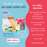 SET ĂN SÁNG ĐONG ĐẦY - HAPPI OHA - Bữa Sáng Lành Mạnh, Dinh Dưỡng