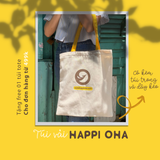 HAPPI GIFT FROM OHA - Túi Vải Canvas (Túi Tote)