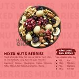 Mixed Nuts Berries HAPPI OHA - Hỗn Hợp 8 Loại Hạt Và Quả Mọng