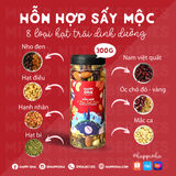 Mixed Nuts Berries HAPPI OHA - Hỗn Hợp 8 Loại Hạt Và Quả Mọng