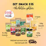 SET SNACK 35 KHẨU PHẦN S35 - ĂN VẶT ĂN XẾ HEALTHY HAPPI OHA