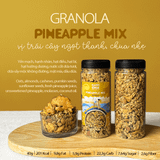 Ngũ Cốc Ăn Sáng/Ăn Kiêng Không Đường Tinh Luyện Vị Dứa - Granola Pineapple Mix HAPPI OHA