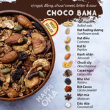 Ngũ Cốc Choco Bana - Hạt Trái Vị Cacao Chuối - Hộp 400g HAPPI OHA