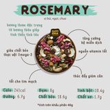 Ngũ Cốc Trailmix Rosemary - Hỗn Hợp Hạt Trái Lá Hương Thảo - Hộp 400g HAPPI OHA