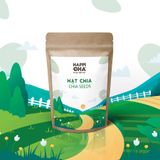 Organic Chia Seeds Hạt Chia Hữu Cơ HAPPI OHA Hỗ Trợ Giảm Cân, Ăn Kiêng