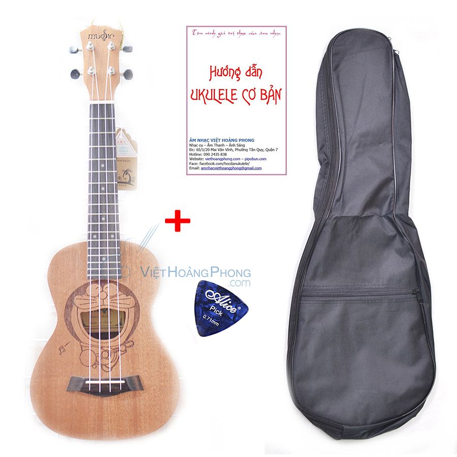 Đàn Ukulele Concert Music Đôrêmon