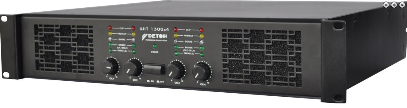 AMPLIFIER DETON WIT 1300W X 4