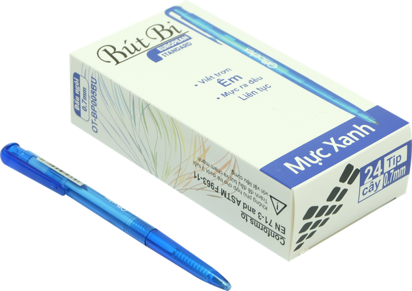 Bút bi mực xanh/OT-BP005BU (24 cây/hộp)