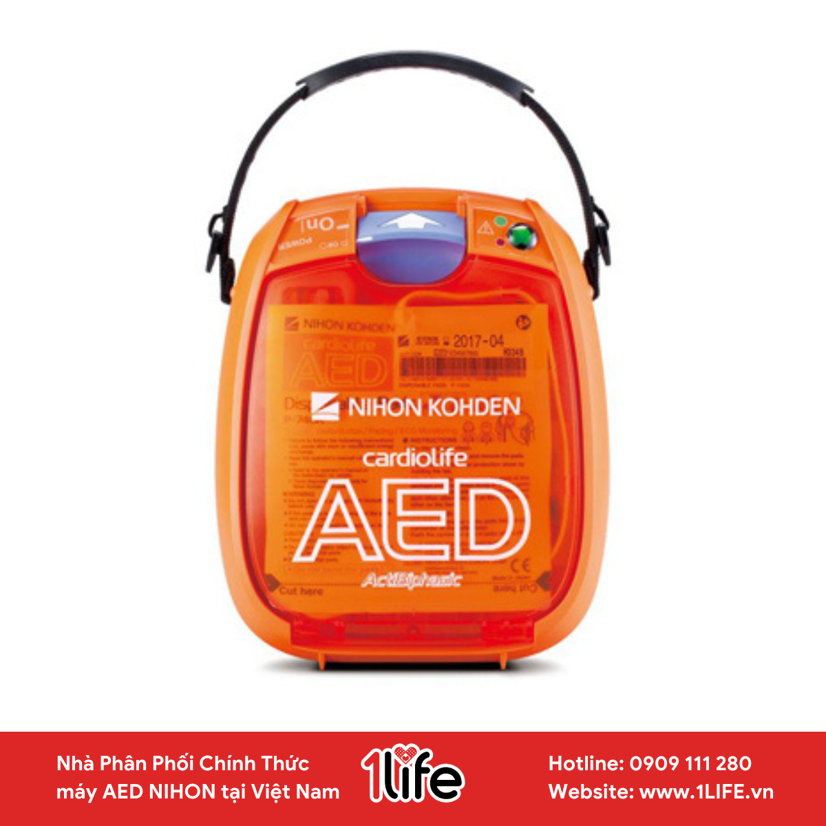 Máy sốc tim tự động (AED) - AED Nihon Kohden 3100
