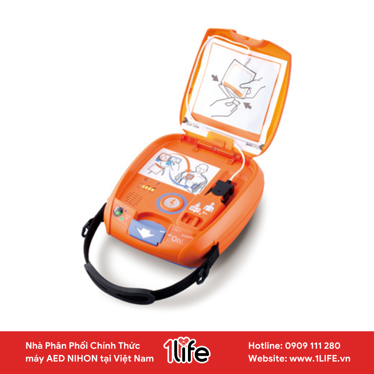 Máy sốc tim tự động (AED) - AED Nihon Kohden 3100