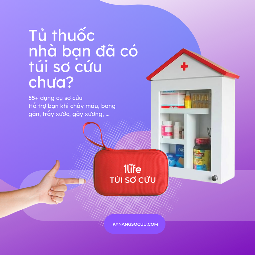  Túi sơ cứu y tế cá nhân, xe máy, du lịch 