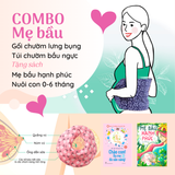  COMBO MẸ BẦU: Gối chườm lưng, Túi chườm kích sữa 