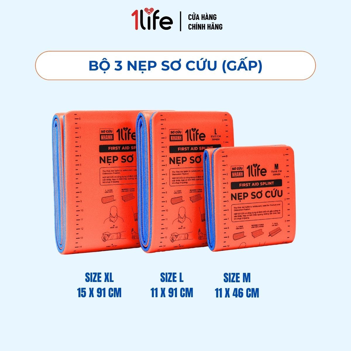 NẸP SƠ CỨU THẤU QUANG - RADIOLUCENT SPLINT - NẸP CAM, NẸP SAM