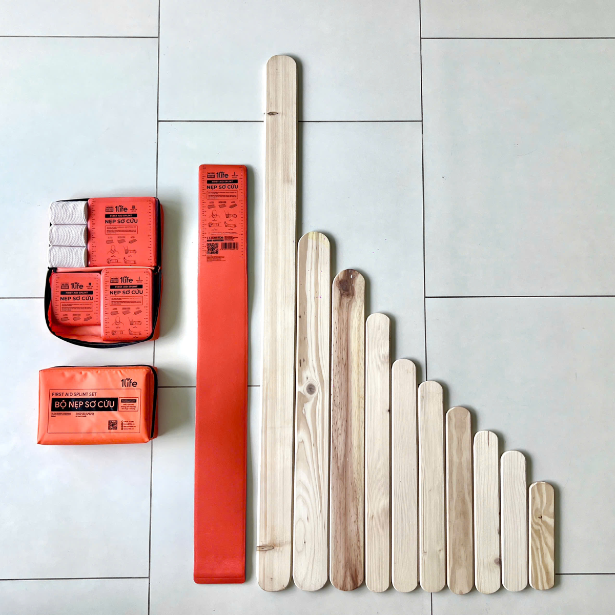 COMBO 3 NẸP SƠ CỨU + 3 BĂNG THUN
