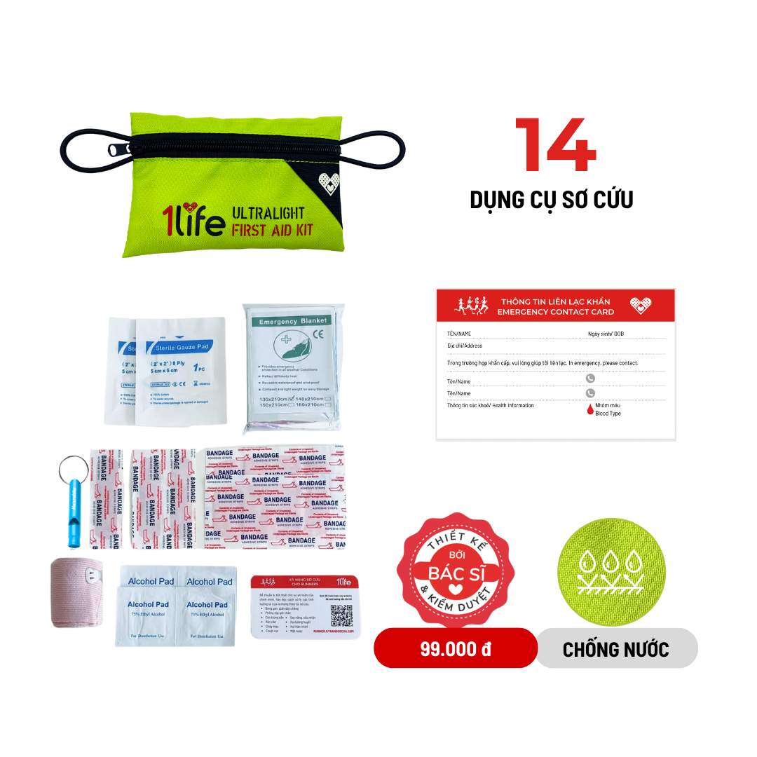 Combo Túi Sơ Cứu Trail Runner & Túi Đựng Giày Kala