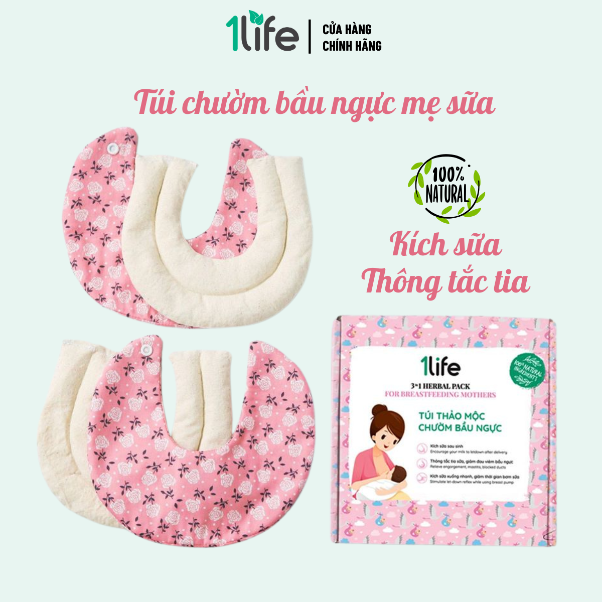 Túi thảo mộc chườm bầu ngực