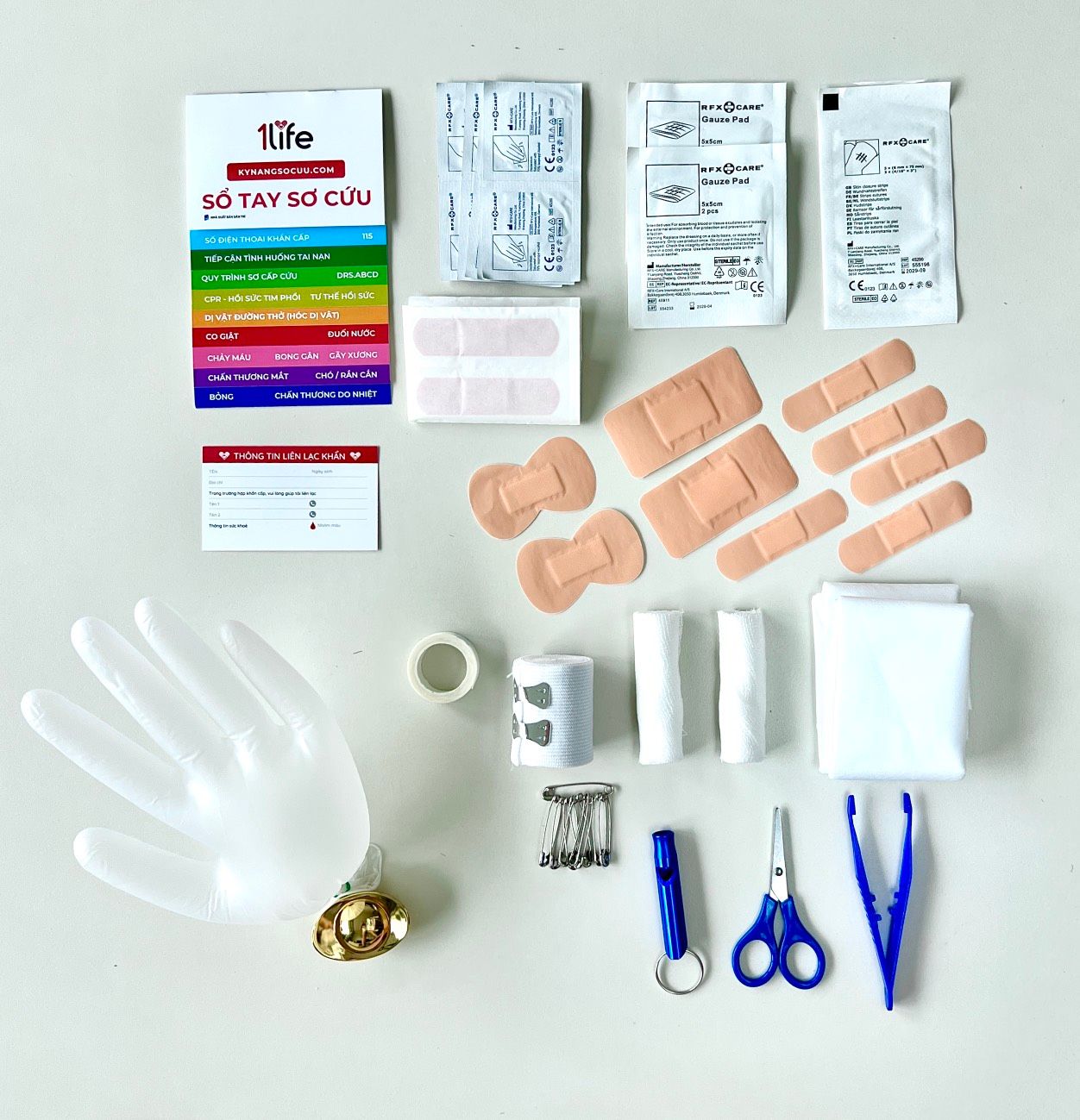 Túi Sơ Cứu Cao Cấp Du Lịch Thể Thao - Premium First Aid Kit for travelers