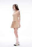 Đầm sát nách nhún tùng - D0655