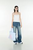 Quần Jeans wash cạp lỡ - Xanh Dương Đậm - Q0367