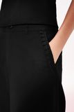 Quần ống rộng xếp ly túi - Đen - Q0373