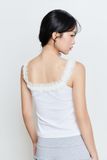 Áo dây phối ren - Trắng - T0961