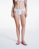Set bikini 2 mảnh nhún bèo - Trắng - SW001