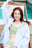 Set Bikini 2 mảnh vải hiệu ứng - Xanh lá - SW003