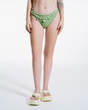 Set Bikini 2 mảnh vải hiệu ứng - Xanh lá - SW003