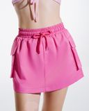 Chân váy ngắn túi hộp - Hồng - S0216