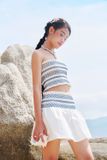 Áo ống chạy trang trí - Trắng - T0888