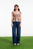 Quần Jeans ống rộng - Xanh đậm - Q0356